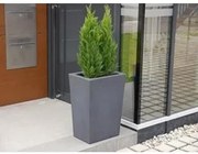 Teraplast - Кашпа SCHIO CASSA ALTA ESSENTIAL 50 - сива