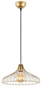 Висящо осветително тяло в златист цвят с метален абажур ø 36 cm Depay – Opviq lights