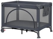 Lionelo - Преносима бебешка кошара LAURA, бетонно-сива