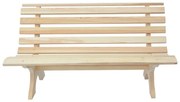 Дървена градинска пейка Retro - Rojaplast