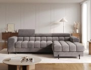 Ъглов диван Freyia-Сив-Десен