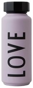 Лилава термобутилка , 500 ml Love - Design Letters