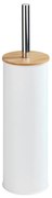 WENKO 24393100 - Четка за WC TORTONA 9,5x38,5 cm бяла/кафява