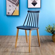 Кухненски стол Nolan-черен (4) парчета