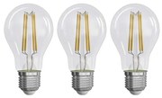 К-кт 3x LED Крушка FILAMENT A60 E27/5W/230V 2700K Енергиен клас A