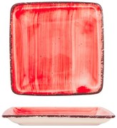 Gural Porselen - Red Квадратна чиния 17x17cm. (NBNORD17X17DU50KMZ)