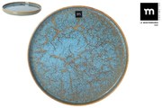 Основна чиния LA MEDITERRANEA Scratch Blue, 27х2.6 cm, порцелан