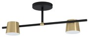 Eglo 39983 - LED Полилей за повърхностен монтаж ALTAMIRA 2xGU10/4,6W/230V 3000K златист