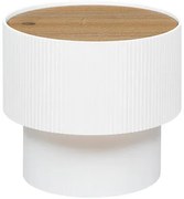 Холна маса atmosphera Enola, MDF, 38,5 cm - Бял