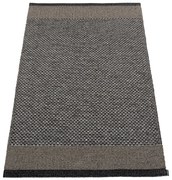 Антрацитен килим за открито и закрито 85x160 cm Edit Charcoal – Pappelina