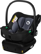 Lionelo - Автокресло с въртяща се база ASTRID SET i-Size 40-87 cm черно/сиво