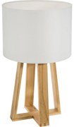Atmosphera - Настолна лампа MOLU 1xE27/25W/230V бор/бял