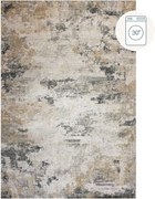 Сиво-бежов килим подходящ за пране 190x290 cm Lila Abstract – Flair Rugs