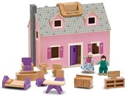 Дървена къща с обзавеждане - Melissa and Doug