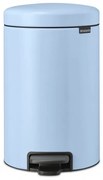 Кош за боклук с педал Brabantia NewIcon 1005532, 12 л, Плавно затваряне, Противоплъзгаща основа, Светлосин