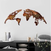 Декорация за стена 2 бр. 150x59 планета метал