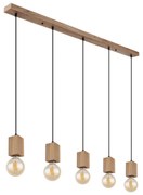 Globo 15655-5H - Пендел ERNA 5xE27/60W/230V