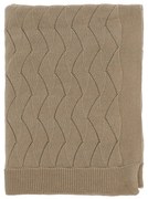 Кафяво плетено одеяло 130x170 cm Gentle – Södahl