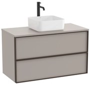 Мебел с две чекмеджета за умивалник върху плот или в плот A851995510, 100х49х58см