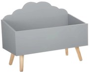 Детски скрин за съхранение atmosphera Cloud MDF - Сив