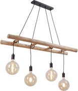 Leuchten Direkt 15025-18 - Пендел EDGAR 4xE27/60W/230V