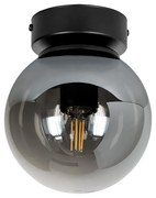 Плафон РИО, черен/сив, 1xE27