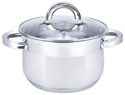 Тенджера с капак SAPIR SP 1210, Mногослойно дъно, Pодходяща за индукция, инокс, висококачествена - 26 cm / 7.7 L