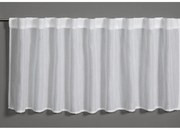 Бяла завеса 45x140 cm Jacquard-Voile - Gardinia