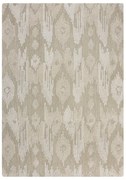 Бежов ръчно изработен вълнен килим 200x290 cm Dion Ikat – Flair Rugs