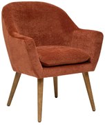 Кресло atmosphera Sinel, Шенил, Хевея - Амбър