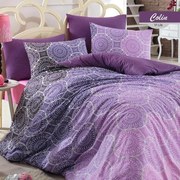 ЛУКСОЗНО СПАЛНО БЕЛЬО ОТ 100% ПАМУК РАНФОРС ЗА ГОЛЯМА СПАЛНЯ КОЛИН /BAHAR TEXTILE/