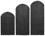 Комплект калъфи за дрехи Brabantia  1005662, M/L/XL, 60x100/135/150 см, Цип, Черен