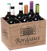 Дървена стойка за вино Bordeaux - Balvi