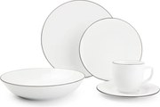Порцеланов комплект за хранене 20 бр. за 4 души Puro – Salt&Pepper