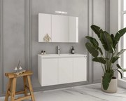 Комплект за баня Drop Verona 90-Бял