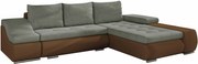 Ъгъл диван Onar-Brown - Gray-Right