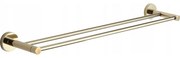 Mexen Remo двойна закачалка за кърпи, златна - 7050725-50