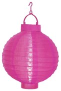 Розов външен слънчев LED фенер , ø 20 cm - Star Trading