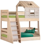 Двуетажно детско легло MY HOUSE - ляво