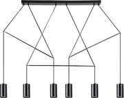 Rabalux 72018 - Пендел ASLAUG 6xGU10/50W/230V