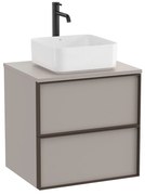 Мебел с две чекмеджета за умивалник върху плот или в плот A851993510, 60x49x58см