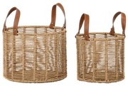 Игра на Кошници DKD Home Decor 32 x 32 x 26 cm Метал Въже 32 x 32 x 39 cm Boho