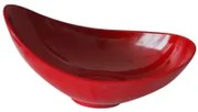 Alkan - Меламинова купа овална скосена червена 22x36x11см (K-2048)