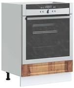 854005 vidaXL Шкаф за фурна, Porto, старо дърво, инженерно дърво