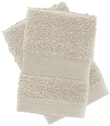 Бежови памучни кърпи в комплект от 2 бр. от тери 30x30 cm Anti-Bacterial – Catherine Lansfield