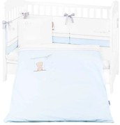 KIKKA BOO Сет 6 части 70х140 с бродерия DREAM BIG BLUE