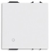 VIMAR 09016.2.G Ключ 2P 20AX 250V 2M с опция подсветка Бял NEVE UP