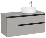 Мебел с две чекмеджета за умивалник върху плот вдясно A851504547, 110x46x53.7см