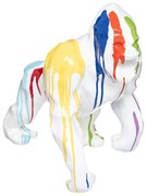 Статуя atmosphera Gorilla, 40 см, Бяла смола