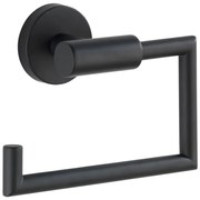 Матово черно стенен държач за тоалетна хартия от неръждаема стомана Bosio – Wenko